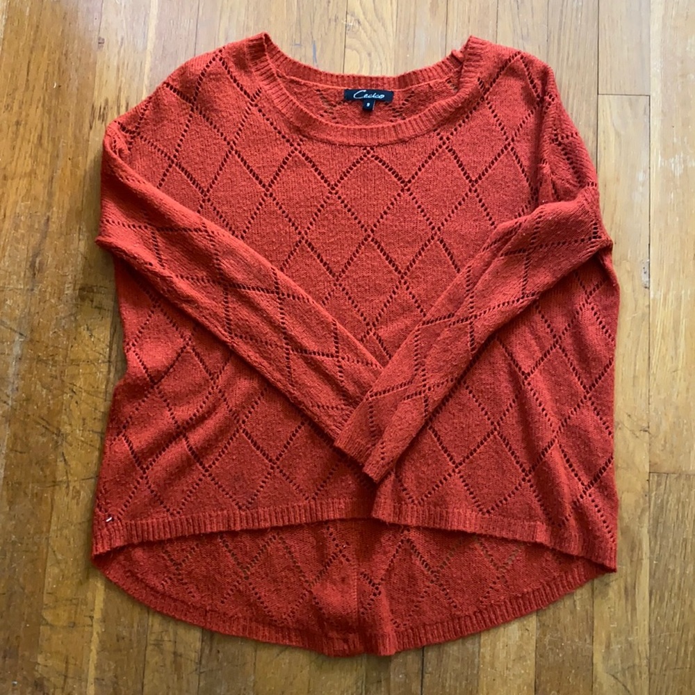Orange sweater
